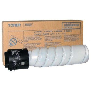 Konica Minolta originální toner TN222K, black, 24000 (2x12000)str., A98R050, Konica Minolta Bizhub C266, C306, O