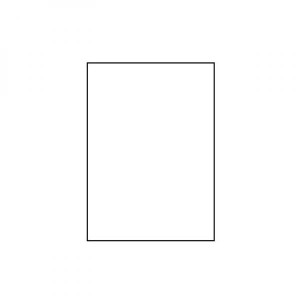 Logo etikety 210mm x 297mm, A4, matné, fluorescenční mix, 1 etiketa, 170g/m2, baleno po 10 ks, pro laserové tiskárny