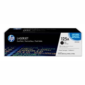HP originální toner CB540AD, black, 2200str., HP 125A, HP Color LaserJet CP1215, 1515, 1518, dual pack, 2ks, O