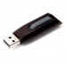 Verbatim USB flash disk, USB 3.0 (3.2 Gen 1), 128GB, V3, Store N Go, černý, 49189, USB A, s výsuvným konektorem