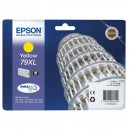 Epson originální ink C13T79044010, 79XL, XL, yellow, 2000str., 17ml, 1ks, Epson WorkForce Pro WF-5620DWF, WF-5110DW, WF-5690DWF