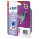 Epson originální ink C13T08054011, light cyan, Epson Stylus Photo PX700W, 800FW, R265, 285, 360, RX560