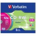 Verbatim CD-RW, 43167, DataLife PLUS, 5-pack, 700MB, Serl, 8-12x, 80min., 12cm, Color, bez možnosti potisku, slim box, Color, pro 