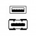 USB kabel (1.1), USB A samec - USB A samec, 3m