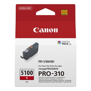 Canon originální ink PFI-5100 R, 6959C001, Red