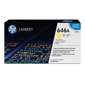 HP originální toner CF032A, yellow, 12500str., HP 646A, HP Color LaserJet CM4540, 4540f, 4540fskm, O