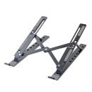 Podstavec pod notebook, G-Stand M250, polohovatelný, šedý, hliník, Genius