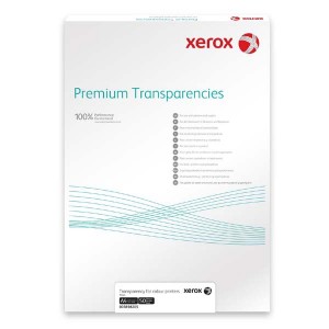 Xerox, fólie, transparentní, A4, 100 mic. 50ks, pro barevné kopírování a laserový tisk, 003R98205