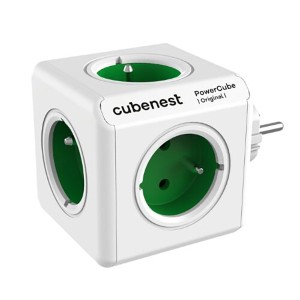 Cubenest - PowerCube, 0.1m, ORIGINAL USB, zelená, POWERCUBE, 5x zásuvka Cubenest - PowerCube, 0.1m, ORIGINAL USB, zelená, POWERCUBE, 5x zásuvka