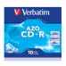 Verbatim CD-R, 43327, DataLife PLUS, 10-pack, 700MB, Super Azo, 52x, 80min., 12cm, Crystal, bez možnosti potisku, jewel box, Stand