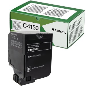 Lexmark originální toner 24B6519, black, 10000str., high capacity, return, Lexmark C 4150, O