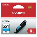 Canon originální ink CLI551C XL, cyan, 11ml, 6444B001, high capacity, Canon PIXMA iP7250, MG5450, MG6350, MG7550