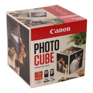 Canon Photo CUBE Creative Pack White PINK originální ink PG-540/CL-541/PP-201, 5225B016, black/color, Multi-pack Canon Photo CUBE Creative Pack White PINK originální ink PG-540/CL-541/PP-201, 5225B016, black/color, Multi-pack