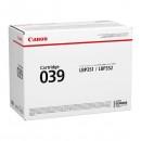 Canon originální toner CRG 039, black, 11000str., 0287C001, Canon imageCLASS LBP351dn,352dn,i-SENSYS LBP351x,352x, O
