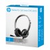 HP DHE-8009 sluchátka s mikrofonem, ovládání hlasitosti, černá, klasická typ 3,5mm jack