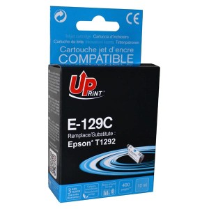 UPrint kompatibilní ink s C13T12924010, T1292, cyan, 10ml, E-129C, pro Epson Stylus SX420W, 425W, Stylus Office BX305F, 320FW UPrint kompatibilní ink s C13T12924010, T1292, cyan, 10ml, E-129C, pro Epson Stylus SX420W, 425W, Stylus Office BX305F, 320FW
