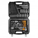 Sada nástrčných klíčů, 08-668, šestihranné a prodloužené nástrčné hlavice, bity, z chrom-vanadiové oceli, Neo Tools