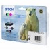 Epson originální ink C13T26164010, T261640, CMYK, 3x4,5/6,2ml, Epson Expression Premium XP-800, XP-700, XP-600