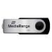 MediaRange USB flash disk, USB USB 2.0, 8GB, černý, MR908, USB-A