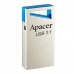 Apacer USB flash disk, USB 3.0 (3.2 Gen 1), 128GB, AH155, stříbrný, AP128GAH155U-1, USB A, s poutkem