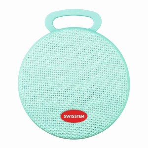 SWISSTEN bluetooth reproduktor, X-Style, 3W, tyrkysový, regulace hlasitosti, podpora micro SD karet