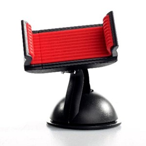 Držák mobilu(GPS) Swissten do auta, nastavitelná šířka, černý, plast, přísavka na sklo, kloubový, černá, mobil