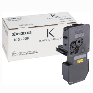 Kyocera originální toner TK-5220B, black, 1200str., 1T02R90NL1, Kyocera 5521, 5521cdn, 5521cdw, O