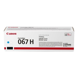 Canon originální toner 067H C, cyan, 2350str., 5105C002, high capacity, Canon LBP631Cdw, LBP633Cdw, MF651Cw, MF655Cdw, MF657Cdw, 
