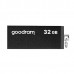 Goodram USB flash disk, USB 2.0, 32GB, UCU2, černý, UCU2-0320K0R11, USB A, s otočnou krytkou