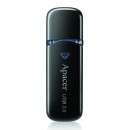 Apacer USB flash disk, USB 3.0 (3.2 Gen 1), 16GB, AH355, černý, AP16GAH355B-1, USB A, s krytkou