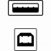 Kabel USB (2.0), USB A M - USB B M, 3m, šedý, Logo, plastic bag, cena za 1 kus