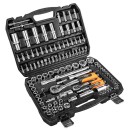 Sada nástrčných klíčů, 10-212, 108 ks, velikost 1/4 a 1/2, kufřík,, NEO TOOLS