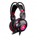 A4Tech G300, sluchátka s mikrofonem, černá, 2x 3.5 mm jack + USB