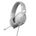HP DHE-8003U, sluchátka s mikrofonem, drátová, bílá, 7.1 surround (virtuálně), podsvícená, USB