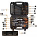 Sada nástrčných klíčů, 10-206, 100 ks, velikost 1/4 a 1/2, kufřík,, NEO TOOLS