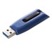 Verbatim USB flash disk, USB 3.0, 64GB, V3 MAX, Store N Go, modrý, 49807, USB A, s výsuvným konektorem
