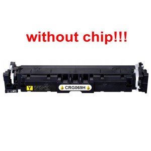 Kompatibilní toner pro Canon CRG-069H bez čipu! Yellow 5500 stran