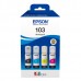 Epson originální ink C13T00S64A, 103, T00S64A, CMYK, Epson EcoTank L3151, L3150, L3111, L3110