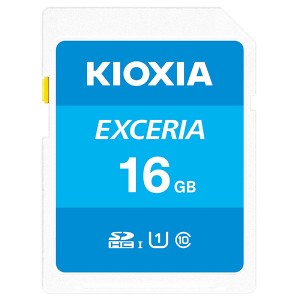 Kioxia Paměťová karta Exceria (N203), 16GB, SDHC, LNEX1L016GG4, UHS-I U1 (Class 10)