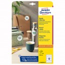 Avery Zweckform etikety 60mm, A4, bílé, 12 etiket, snímatelné, baleno po 25 ks, L7104REV-25, pro laserové a inkoustové tiskárny, k