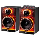 Defender reproduktory FUTURO, 2.0, 20W, černé, AUX/Bluetooth, podsvícené