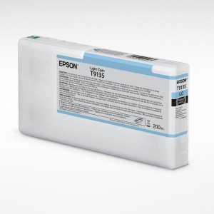 Epson originální ink C13T913500, light cyan, 200ml, Epson SureColor SC-P5000, SC-P5000 STD