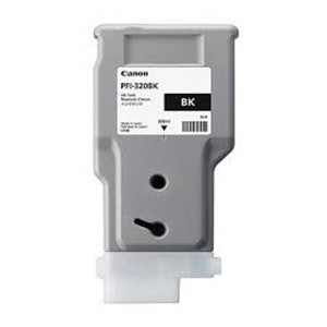 Canon originální ink PFI320BK, black, 300ml, 2890C001, Canon TM-200, 205, 300, 305