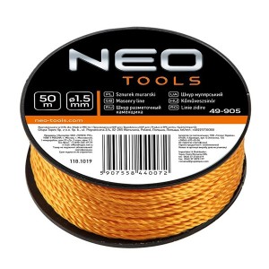 Zednický provázek 50 m 49-905, NEO TOOLS Zednický provázek 50 m 49-905, NEO TOOLS