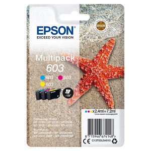 Epson originální ink C13T03U54010, 603, color, 3x2.4ml, Epson Expression Home XP-2100, 2105, 3100, 3105 WF-2310