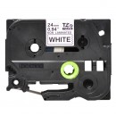 Brother originální páska do tiskárny štítků, Brother, TZE-N251, černý tisk/bílý podklad, nelaminovaná, 8m, 24mm