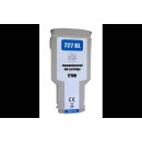 Renovovaná kazeta pro HP 727 F9J76A cyan PREMIUM 300 ml