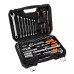 Sada nástrčných klíčů, 10-206, 100 ks, velikost 1/4 a 1/2, kufřík,, NEO TOOLS