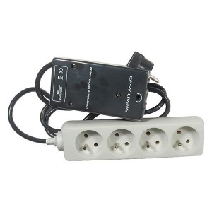 Vypínač spotřebičů stand-by EASY-OFF 230V, MAX. 2300W, 4x zásuvka, vlastní spotřeba 0.5W, černá, HADEX, vlastní spotřeba 0.5W