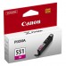 Canon originální ink CLI551M, magenta, 7ml, 6510B001, Canon PIXMA iP7250, MG5450, MG6350, MG7550